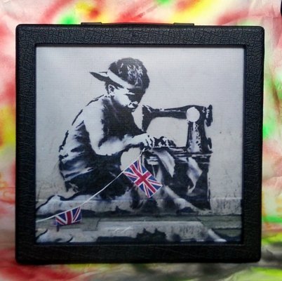 Obudowa Kolumny 1x12&quot;  STREET ART BLACK NO:04