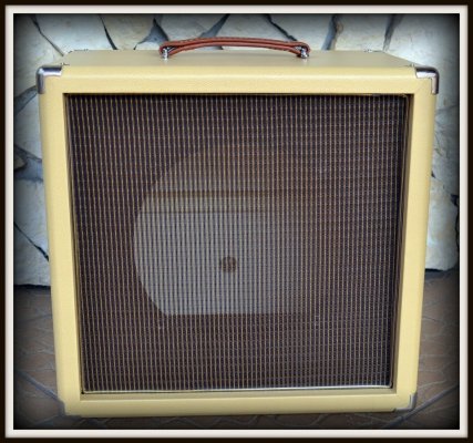 Kolumna 1x12&quot;  ELEGANCE CREAM OXBLOOD V12 BRZOZA