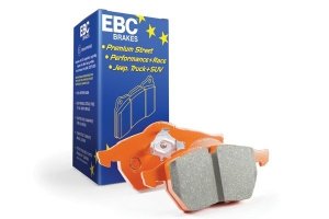 Klocki hamulcowe EBC Orangestuff przód PORSCHE Boxster (Cast Iron Discs only) 2.5 97-99
