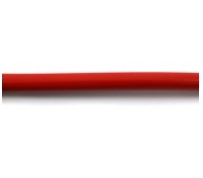 Przewód w stalowym oplocie i osłonie PVC Moquip -3 czerwony