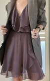 Letnia Szyfonowa Sukienka Asos Aesthetic Plum