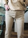 Sztruksowe Spodnie Windsor Bawełna