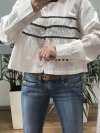 Swobodna Letnia Koszula Cotton White