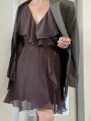 Letnia Szyfonowa Sukienka Asos Aesthetic Plum