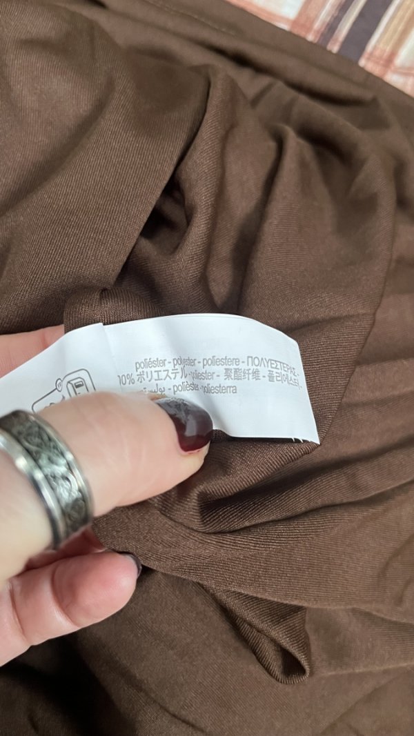 Spódnica Zara Beige Brown midi boho