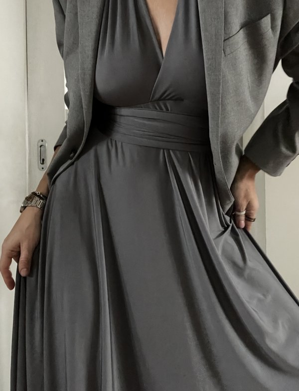 Sukienka Dress Maxi Vanel Grey