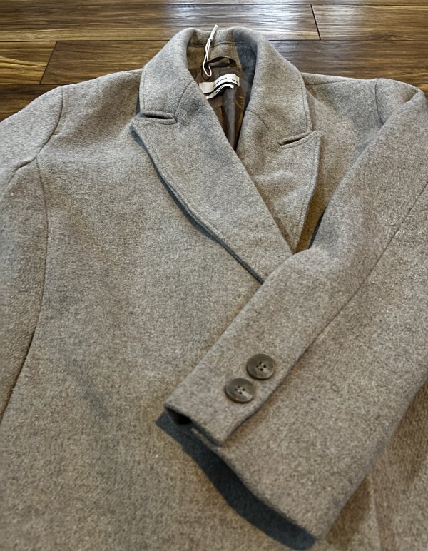 Długi Plaszcz Wool Wełna Reserved