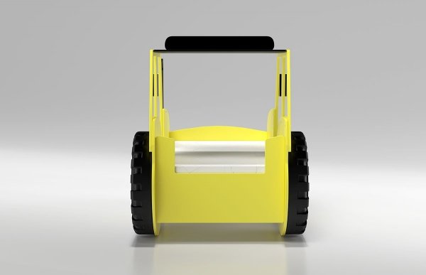 Łóżko dziecięce Traktor Żółty