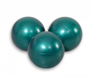 Plastikowe piłki do suchego basenu 50szt. - zielony perłowy
