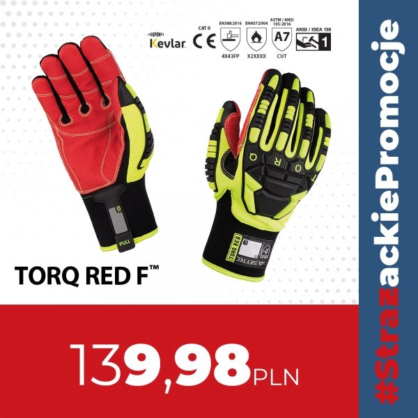 Rękawice do ratownictwa technicznego Skytec Red Torq 