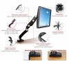 UCHWYT BIURKOWY GAZOWY DO 1 MONITORA LED/LCD 13-27 L-11GD ART