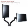 UCHWYT BIURKOWY GAZOWY DO 2 MONITORÓW LED/LCD 13-27 L-13GD ART
