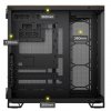 Obudowa CORSAIR Geh Midi 6500X (Tempered Glass) Black/Walnut Wood