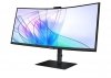 Samsung Monitor 34 cale ViewFinity S65VC VA 3440x1440 UWQHD 21:9 1xHDMI 1xDP 1xUSB-C (90W) 2xUSB 3.0 LAN (RJ45) 5ms HAS Webcam g