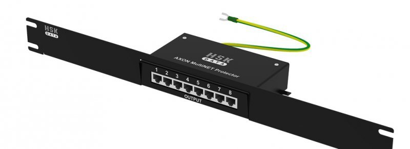Adapter do szafy RACK 19 cali 1(urządzenie) x AXON Poe Multi NETProtector positowany (1011) - OEM W0004  (do W0029, W0044)