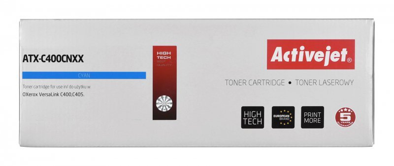 Activejet ATX-C400CNXX Toner (zamiennik Xerox 106R03534; Supreme; 8000 stron; niebieski)