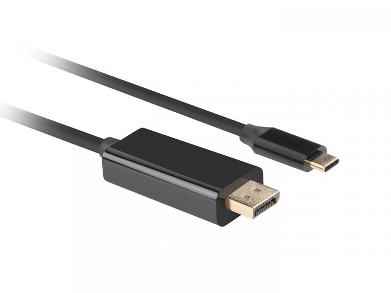 LANBERG KABEL USB-C(M)-&gt;DISPLAYPORT(M) 3M 4K 60HZ CZARNY CA-CMDP-10CU-0030-BK