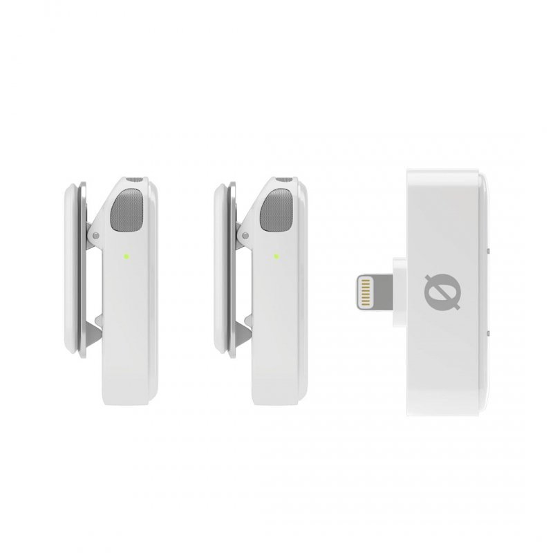 RODE Wireless Micro - 2-kanałowy cyfrowy system bezprzewodowy (Lightning, Biały)