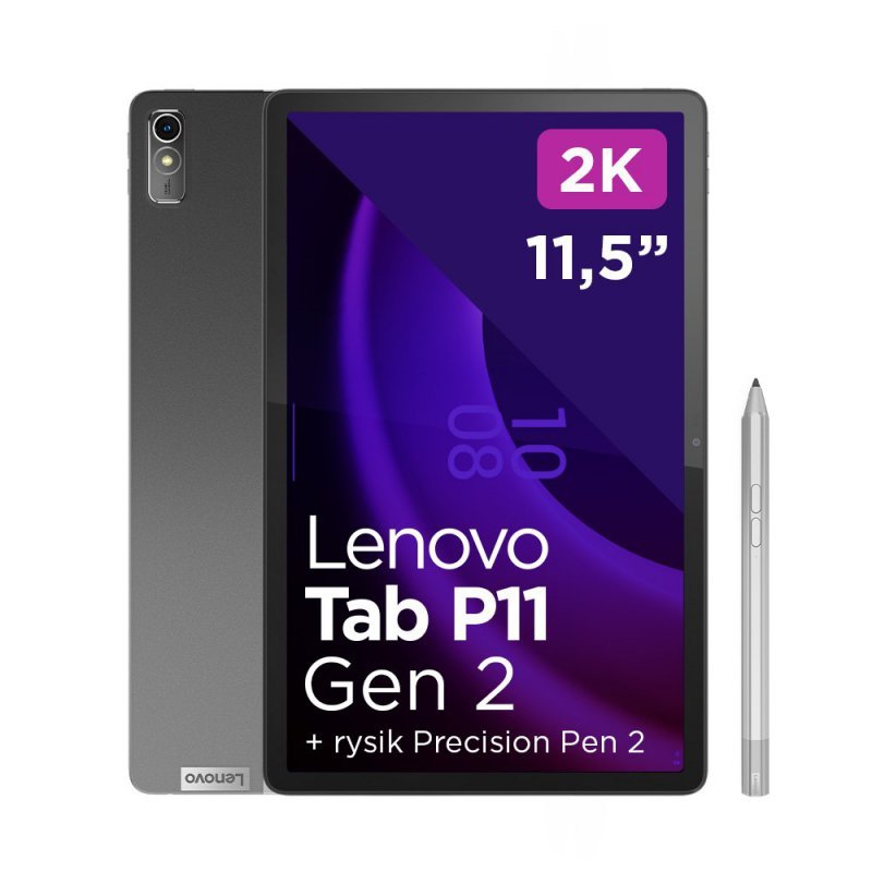 Lenovo Tab P11 (2nd Gen) Helio G99 11.5&quot; 2K IPS 400nits 120Hz 6/128GB ARM Mali-G57 MC2 Precision Pen 2 7500mAh Android Stor