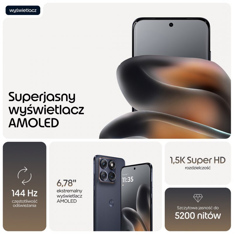 Motorola Edge 70 Fusion Power 5G 12/256GB PANTONE Silhouette