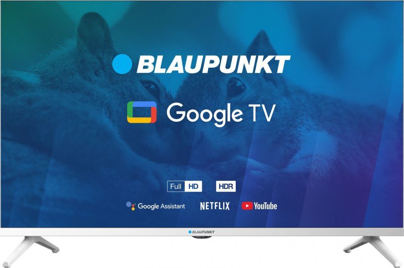 TV 32&quot; Blaupunkt 32FBG5010S Full HD DLED, GoogleTV, Dolby Digital Plus, WiFi 2,4-5GHz, BT, biały
