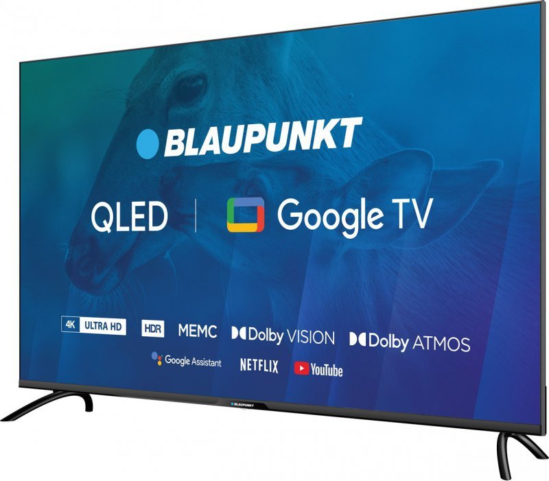 TV 50&quot; Blaupunkt 50QBG7000S 4K Ultra HD QLED, GoogleTV, Dolby Atmos, WiFi 2,4-5GHz, BT, czarny