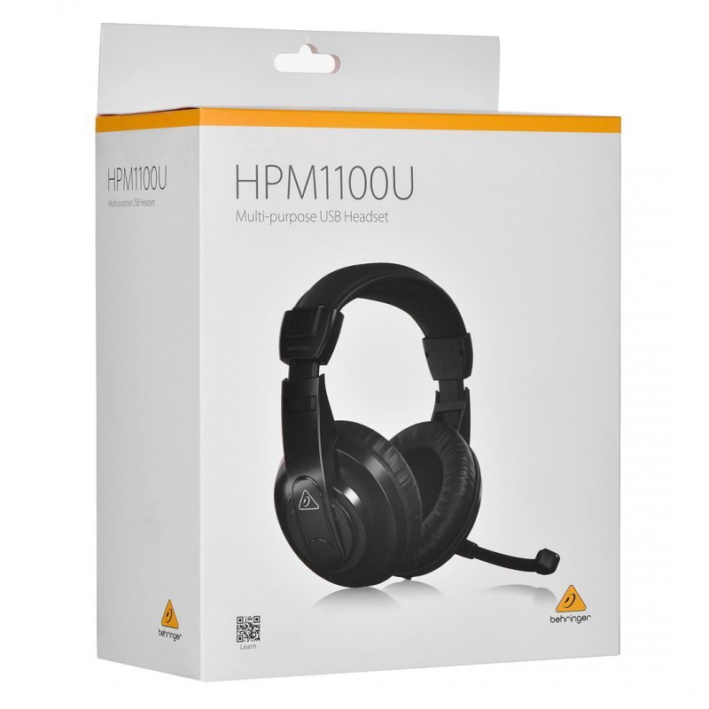 Behringer HPM1100 - słuchawki zamknięte z mikrofonem i złączem USB