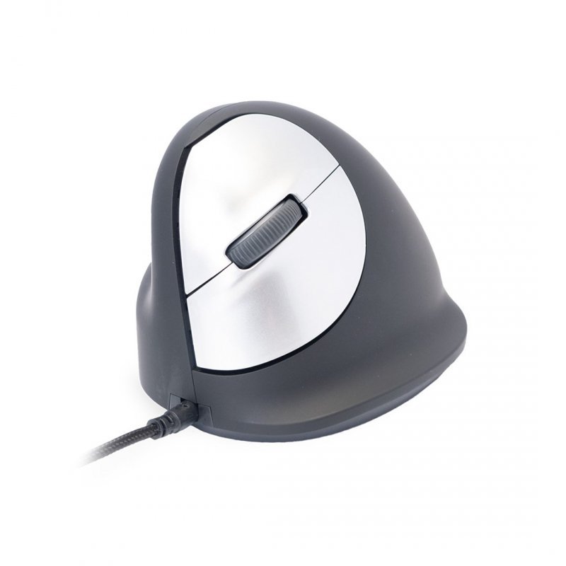 R Go Tools R-Go Pele HE ergonomisch links USB mittel juodas/silb retail