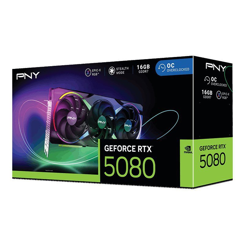 PNY VCG508016TFXXPB1-O karta graficzna NVIDIA GeForce RTX 5080 16 GB GDDR7