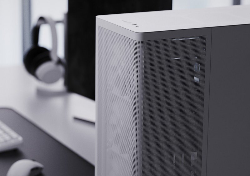 Obudowa AeroCool APNX C1-R-WT-v1 Midi Tower Biały