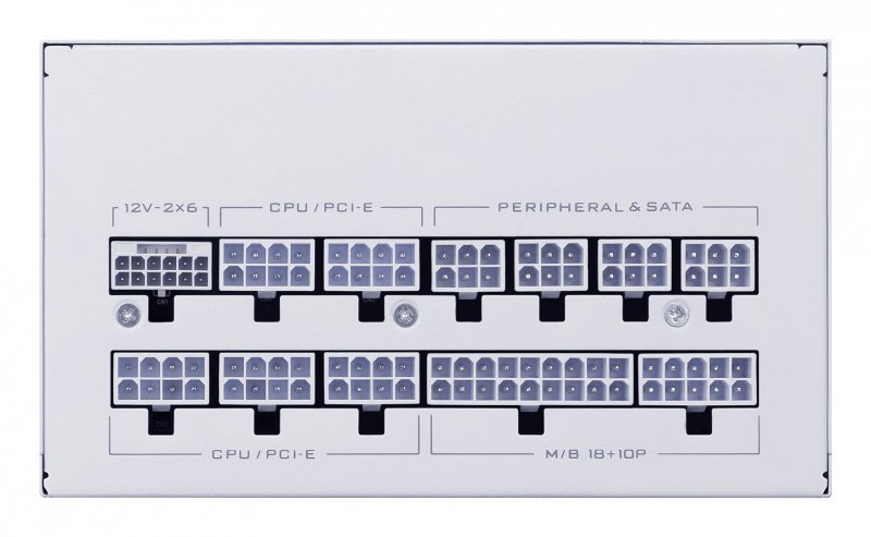 Lian Li SX1200P moduł zasilaczy 1200 W 20+4 pin ATX ATX Biały