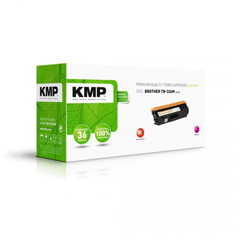 KMP Toner Brother TN-326M/TN326M magenta 3500 S. B-T63 remanufactured