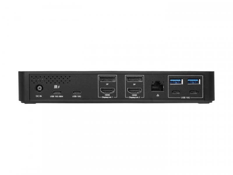 Stacja dokująca Conceptronic 17-1 USB-C->HDMI DP 4K/60Hz GbE USB-C bk