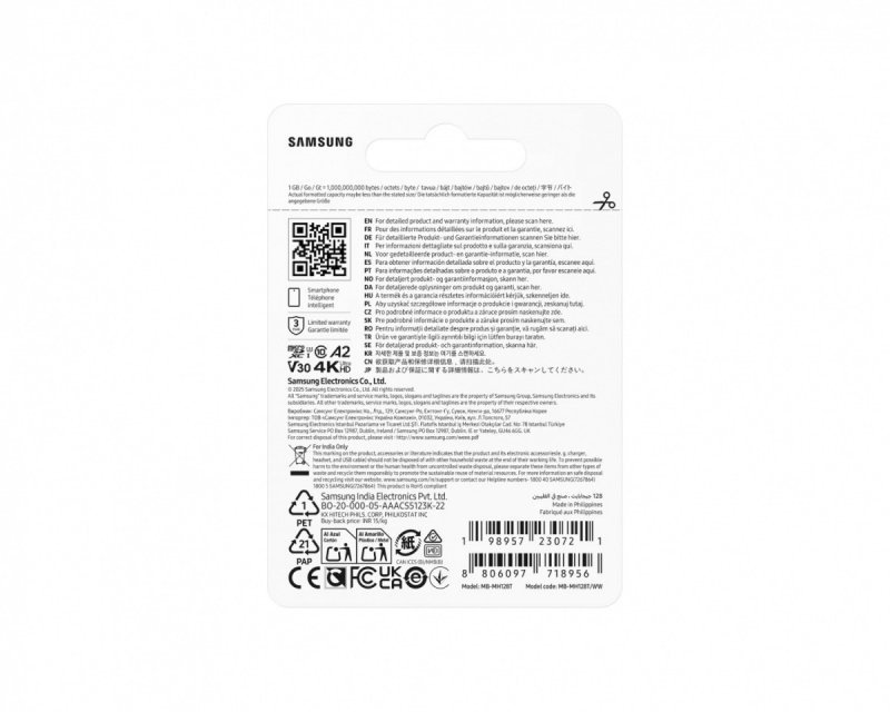 Samsung Karta pamięci MB-MH128T/WW T9 microSD 128GB