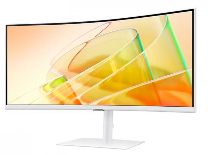 Samsung Monitor 34 cale ViewFinity S65CT VA 3440x1440 UWQHD 21:9 1xHDMI 1xDP 2xTB 4.0(90W/15W) 3xUSB 3.0 LAN 5ms 100Hz HAS gł. z