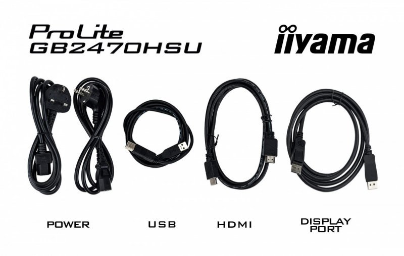 IIYAMA Monitor 24 cale GB2470HSU-B6 0.2ms,IPS,DP,HDMI,180Hz