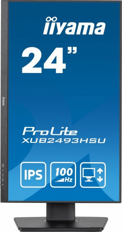 IIYAMA Monitor 24 cale XUB2493HSU-B7,IPS.HDMI.DP.2x2W.USBx2,300cd