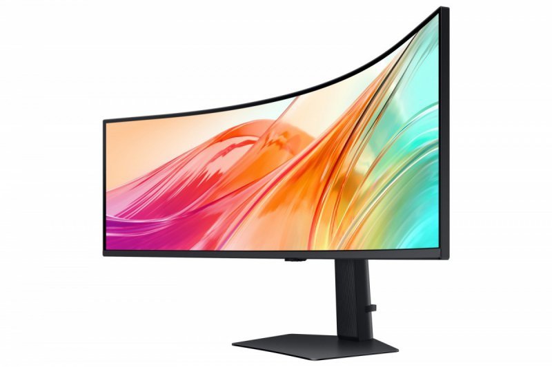 Samsung Monitor 49 cali ViewFinity S95UF VA 5120x1440 DQHD 32:9 2xHDMI 1xDP 1xUSB-C 1xUSB-B 3xUSB-A 5ms 120Hz zakrzywiony głośni