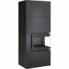 Kominek powietrzny modułowy SIMPLE BOX prawy 8 kW Ø 200 BLACK