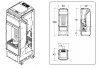 Piec na pellet Cuma NES EVO 10 kW hermetyczny