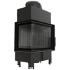 Kominek powietrzny  FLOKI lewy 8 kW Ø 160 w zabudowie modułowej ZIMBABWE NERO