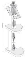 OVALINOX Ø120/240mm - wkład kominowy owalny/odprowadzenie dymu istniejącym kominem