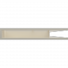 Kratka kominkowa LUFT narożny prawy kremowy 54,7x76,6x9