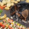 Palenisko-grill ogrodowy Artiss G3 grafit