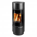 Piec wolnostojący THORMA Atika Plus - kafel czarny poler