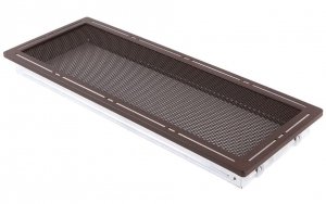 Kratka kominkowa wentylacyjna TREND 16x45cm brąz brokatowy