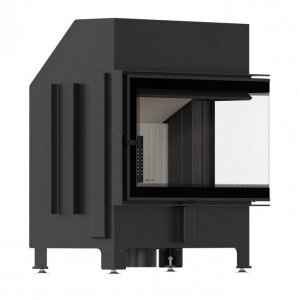 WKŁAD KOMINKOWY ZIBI ECO 9,9 kW prawy