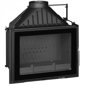 Wkład kominkowy żeliwny INVICTA 700 GRAND ANGLE ECO z szybrem