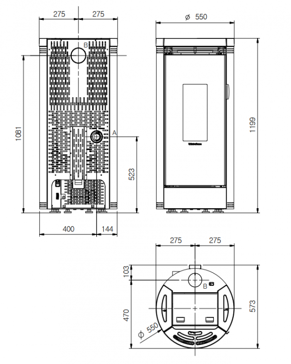 Piec na pellet La Nordica Extraflame DEBBY PLUS EVO