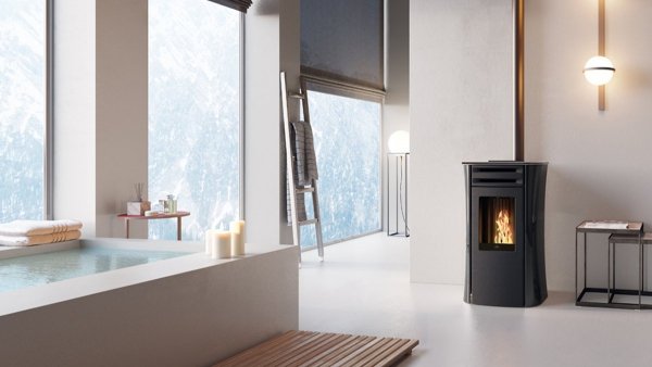 Piec na pellet Edilkamin DANIA Air Tight C Plus szkło